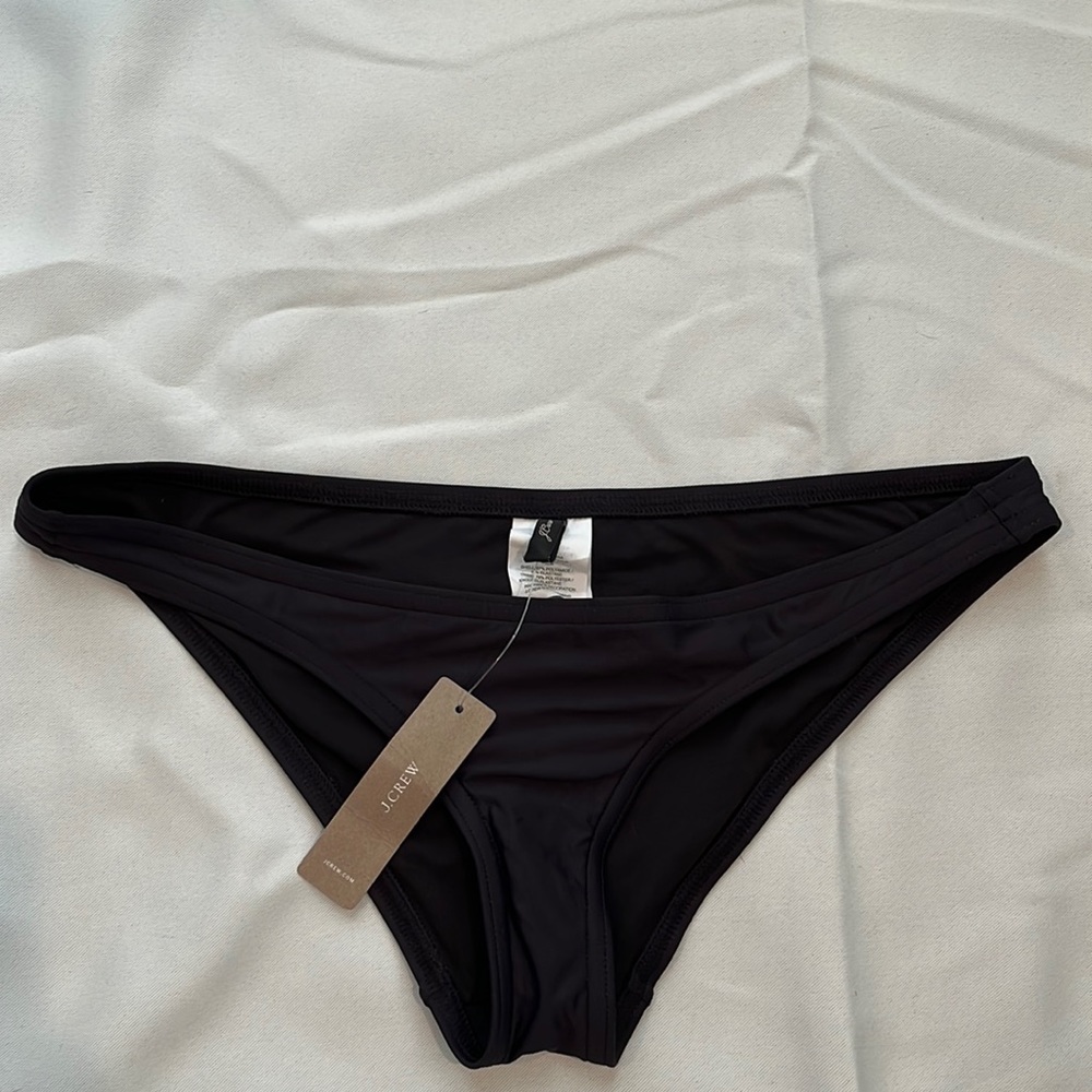 J.Crew Black Bikini Bottom (NWT)